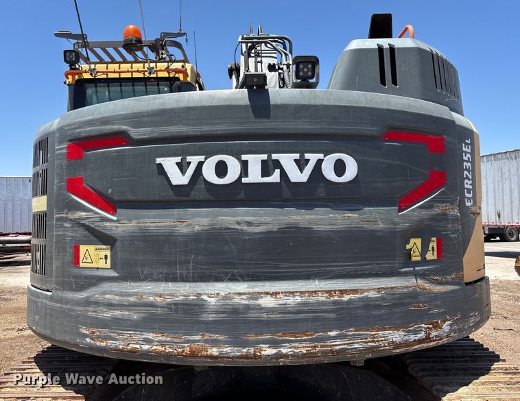 image for item DH8654 2016 Volvo ECR235EL excavator