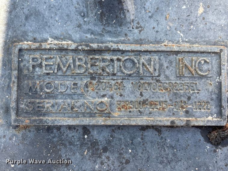 image for item DH8654 2016 Volvo ECR235EL excavator