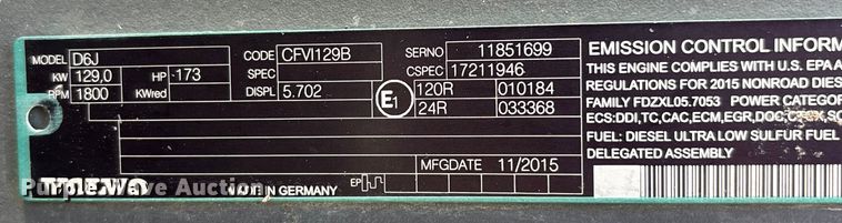 image for item DH8654 2016 Volvo ECR235EL excavator