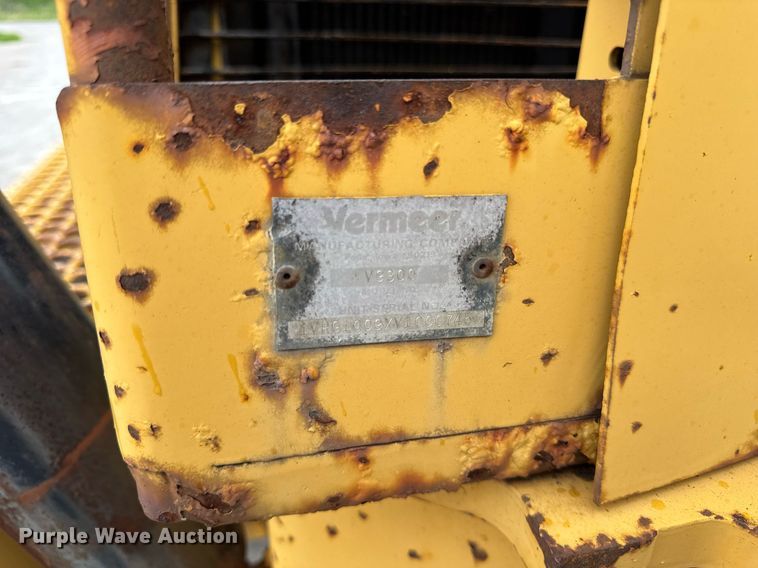 image for item DJ9682 1997 Vermeer V8550 trencher