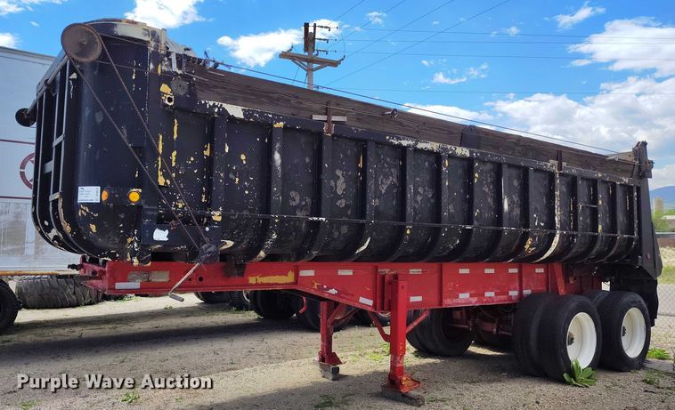 image for item DP4974 1979 Hobbs FCL-M2-22-7.5 end dump trailer