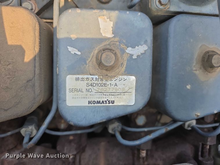 image for item DR3849 Komatsu PC128US-2 excavator