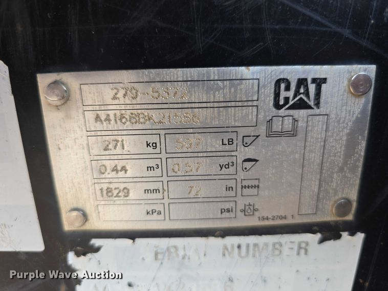 image for item DR3850 Caterpillar 279-5372 skid steer bucket