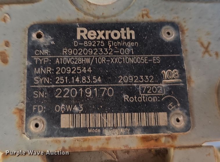 image for item DR3851 2007 Bomag BW 124 PDH-3 single drum vibratory roller