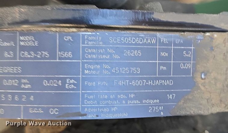 image for item DR3942 1995 Ford L8000 dump truck