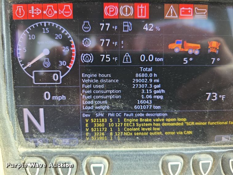 image for item DR3946 2012 Doosan DA40 articulated haul truck