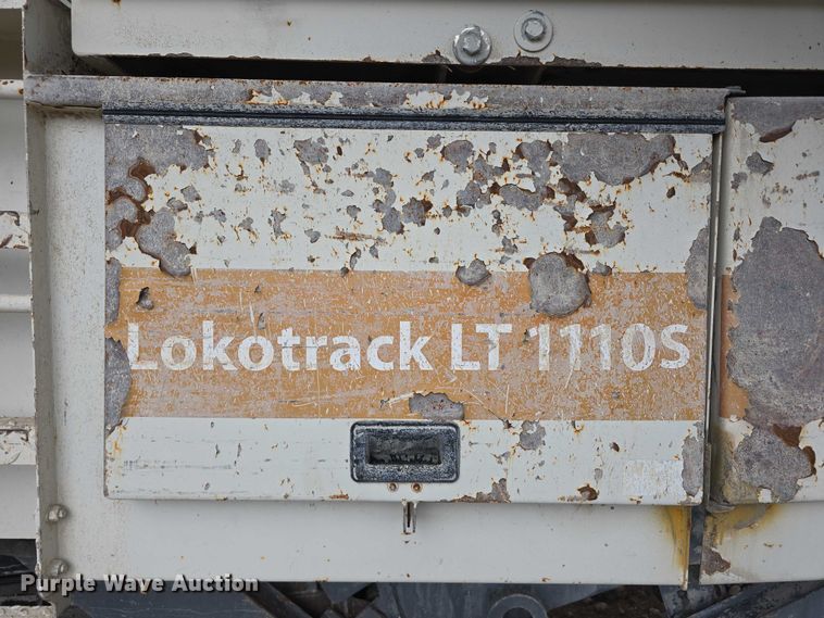 image for item DR3948 Metso Lokotrack LT1110S impact crushing plant