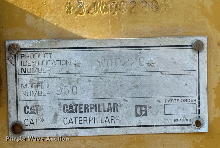 image for item DS3820 1998 Caterpillar 950G wheel loader
