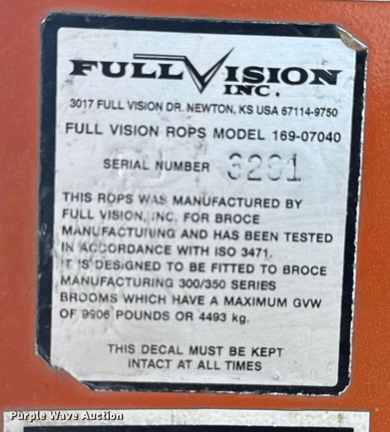 image for item DS3837 Broce CRT350 broom