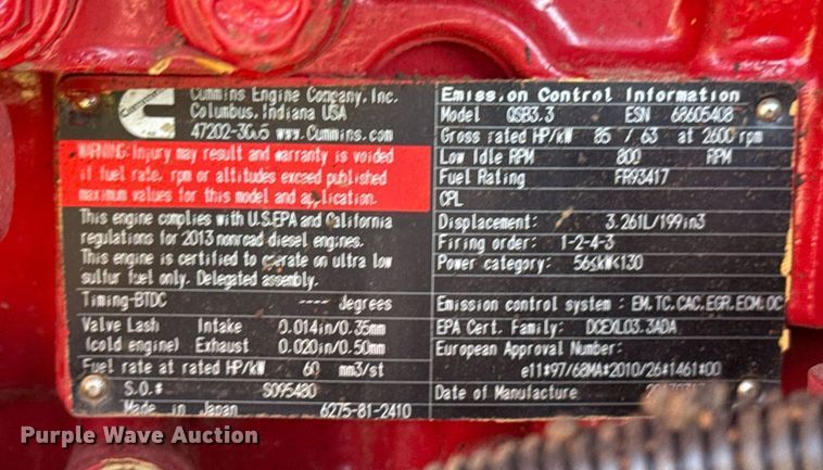 image for item DS3842 2012 Skytrak 10042 telehandler