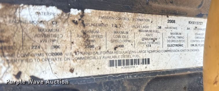 image for item DS3847 2008 Caterpillar 324D L excavator