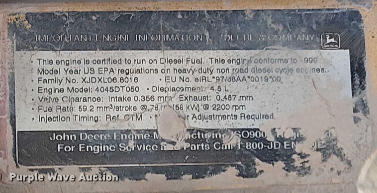 image for item DS3860 John Deere 210LE landscape tractor