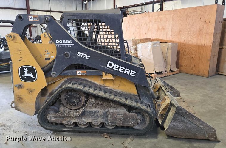 MINI CARGADOR SOBRE ORUGAS 2020 JOHN DEERE 317G