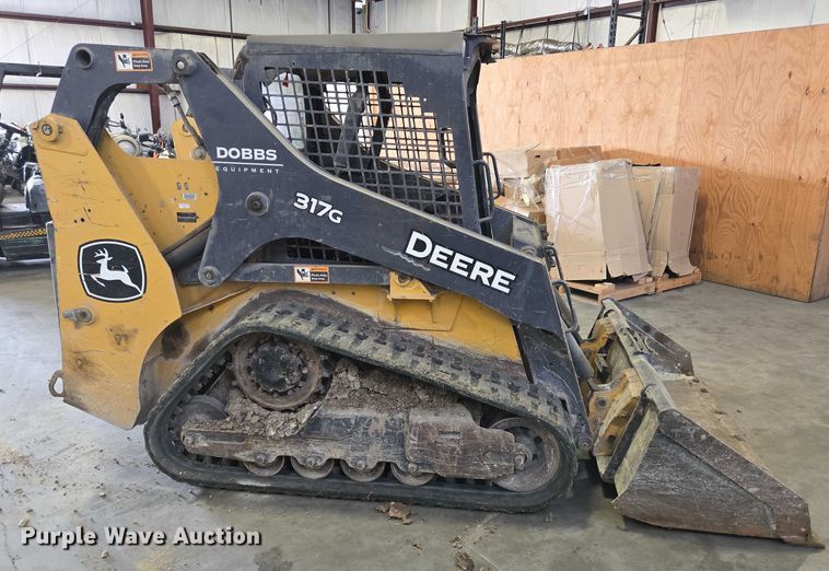 MINI CARGADOR SOBRE ORUGAS 2020 JOHN DEERE 317G