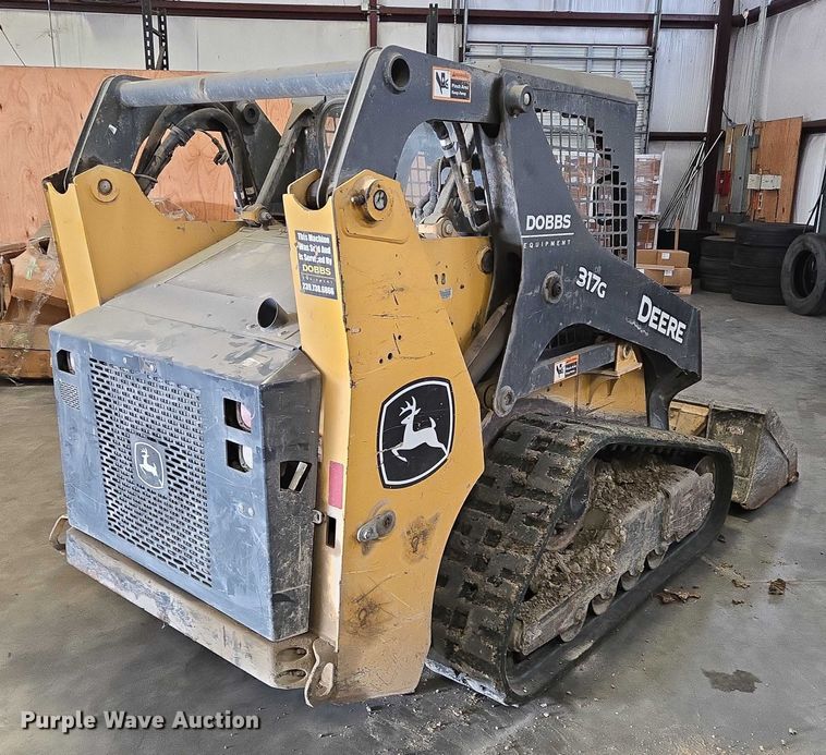 image for item DT4953 2020 John Deere 317G tracked skid steer loader