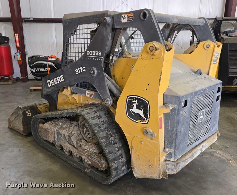 image for item DT4953 2020 John Deere 317G tracked skid steer loader
