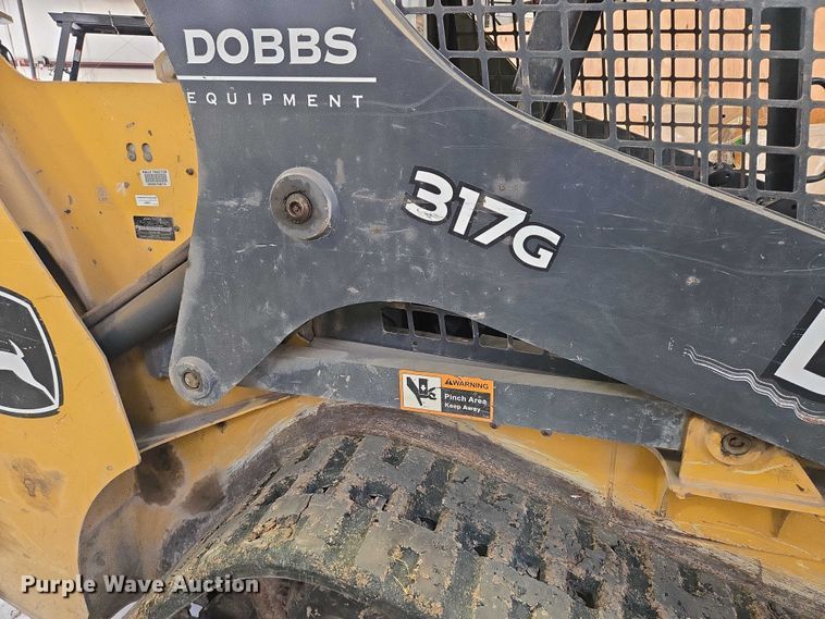 image for item DT4953 2020 John Deere 317G tracked skid steer loader