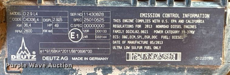 image for item DT6719 2013 Genie S-60X boom lift