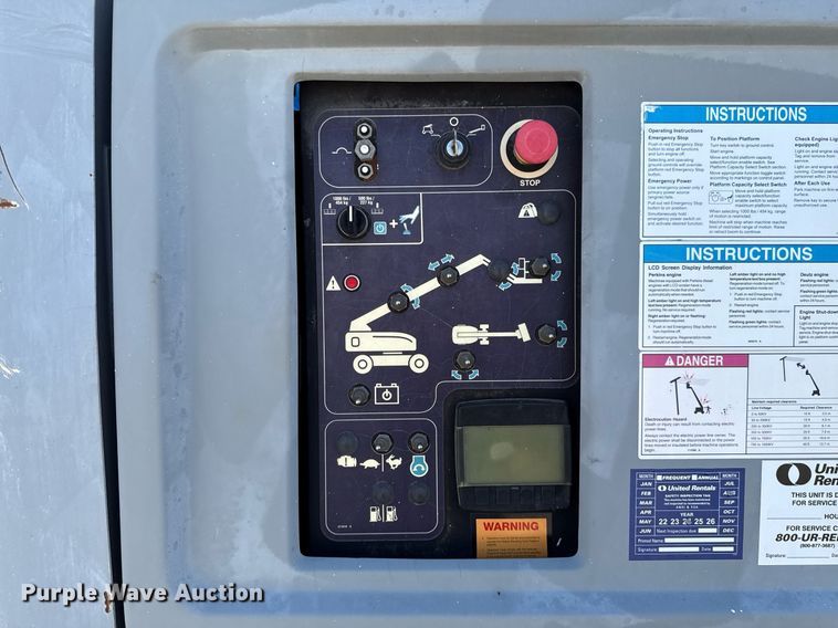 image for item DT6720 2015 Genie S-60X boom lift