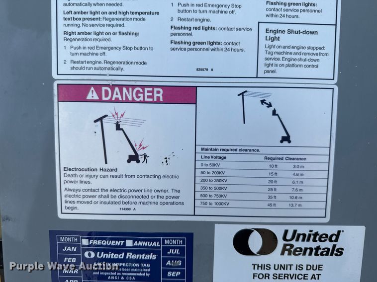 image for item DT6720 2015 Genie S-60X boom lift
