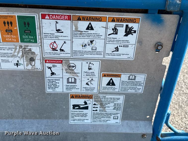 image for item DT6720 2015 Genie S-60X boom lift