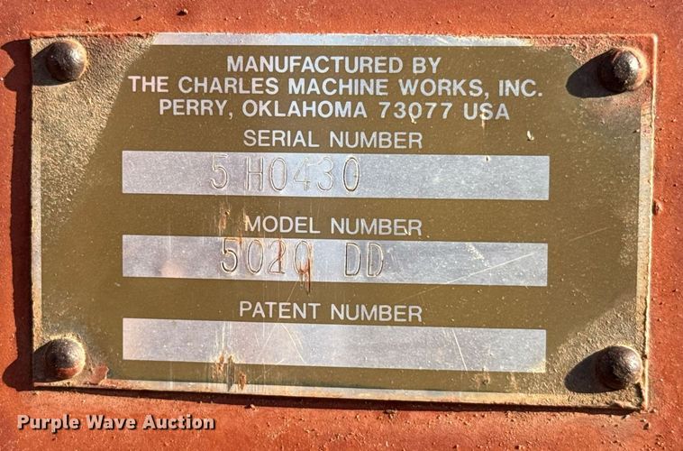 image for item DT6721 1991 Ditch Witch 5020 trencher