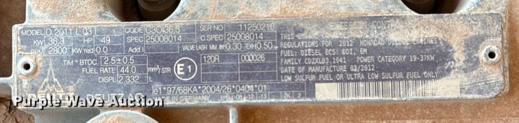 image for item DT6722 2012 Genie S-60X boom lift