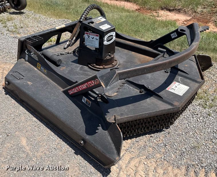 image for item DT6727 John Deere RS72 skid steer brush mower
