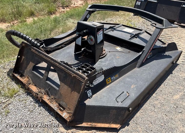 image for item DT6727 John Deere RS72 skid steer brush mower