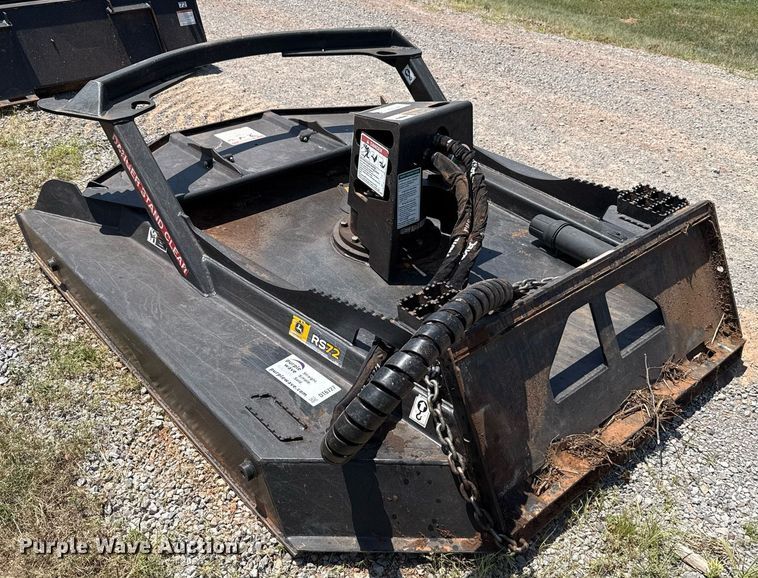 image for item DT6727 John Deere RS72 skid steer brush mower