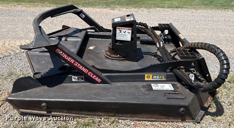 image for item DT6727 John Deere RS72 skid steer brush mower