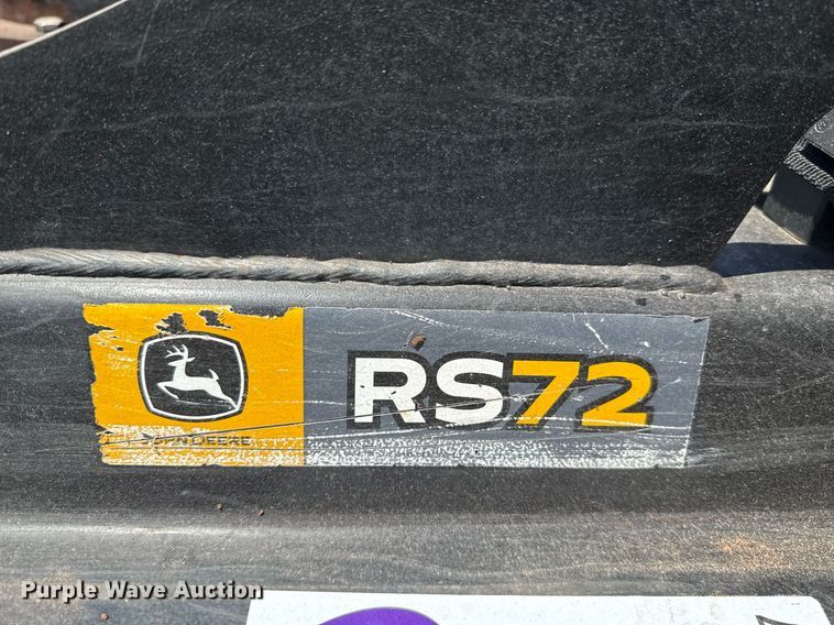 image for item DT6727 John Deere RS72 skid steer brush mower