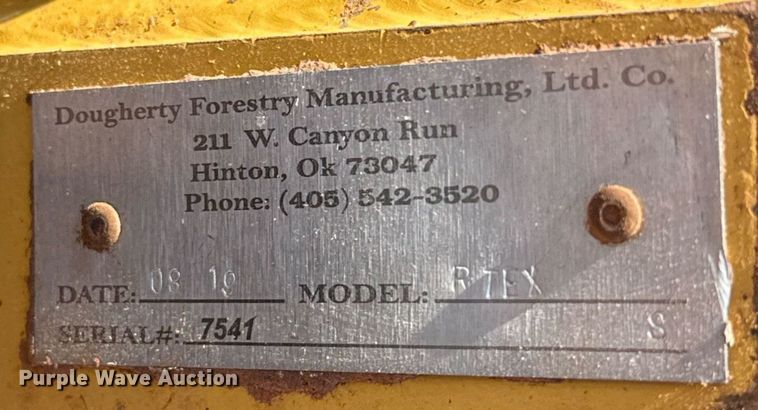 image for item DT6728 2019 Forestry Manufacturing, RTEX TurboSaw excavator tree saw