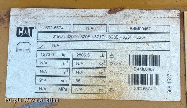 image for item DT6729 Caterpillar 592-6574 compaction wheel