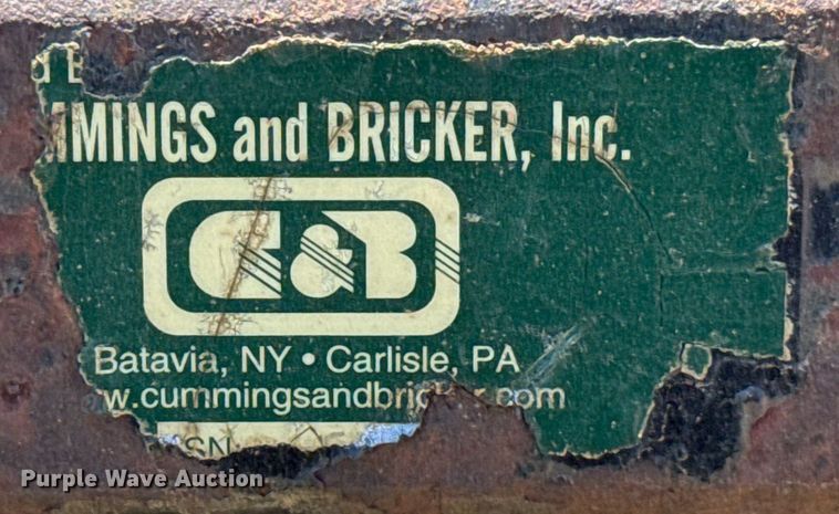image for item DT6730 Cummings and Bricker skid steer rock bucket