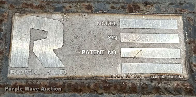 image for item DT6731 Rockland CFHD-844J wheel loader forks