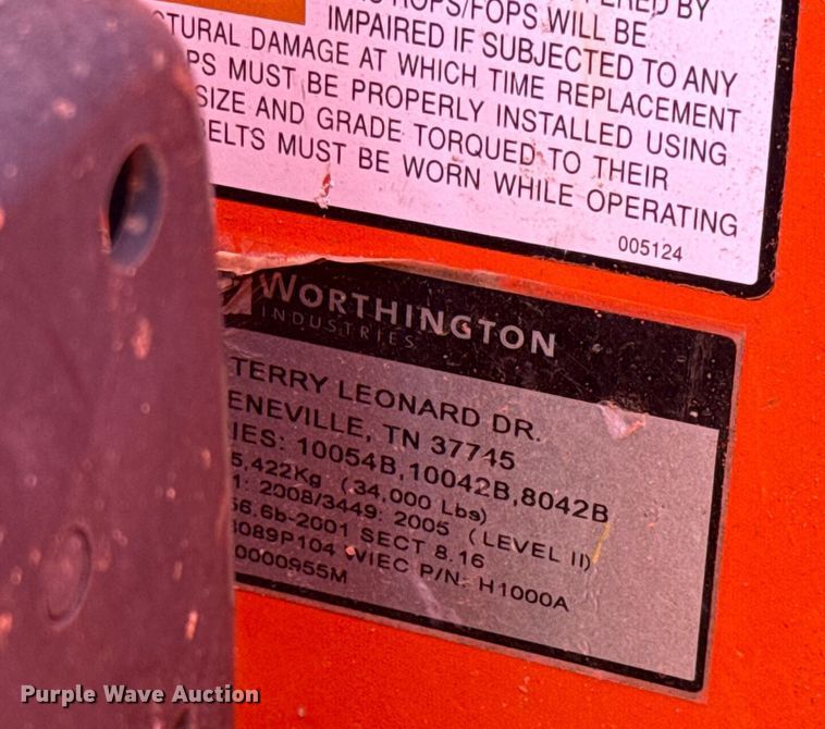 image for item DT6734 2016 JLG Skytrak 10054  telehandler