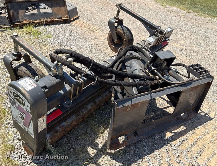 image for item DT6735 2015 Paladin MX7H-0022 skid steer power rake