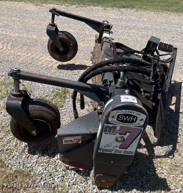 image for item DT6735 2015 Paladin MX7H-0022 skid steer power rake