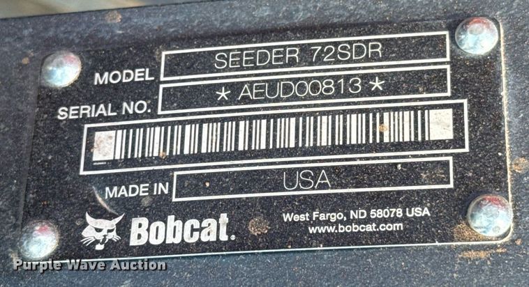 image for item DT6737 Bobcat Seeder 72SDR seeder