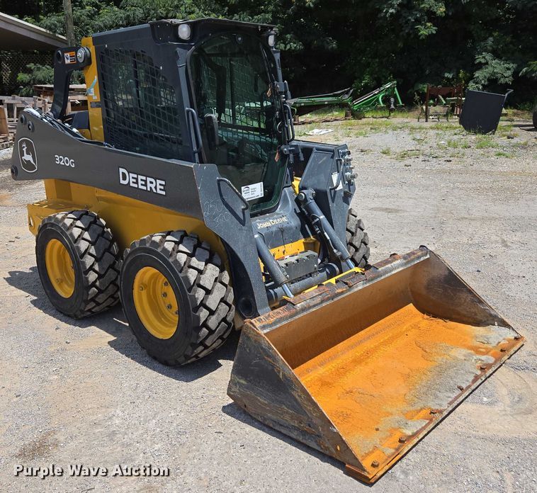 MINI CARGADOR SOBRE RUEDAS 2023 JOHN DEERE 320G