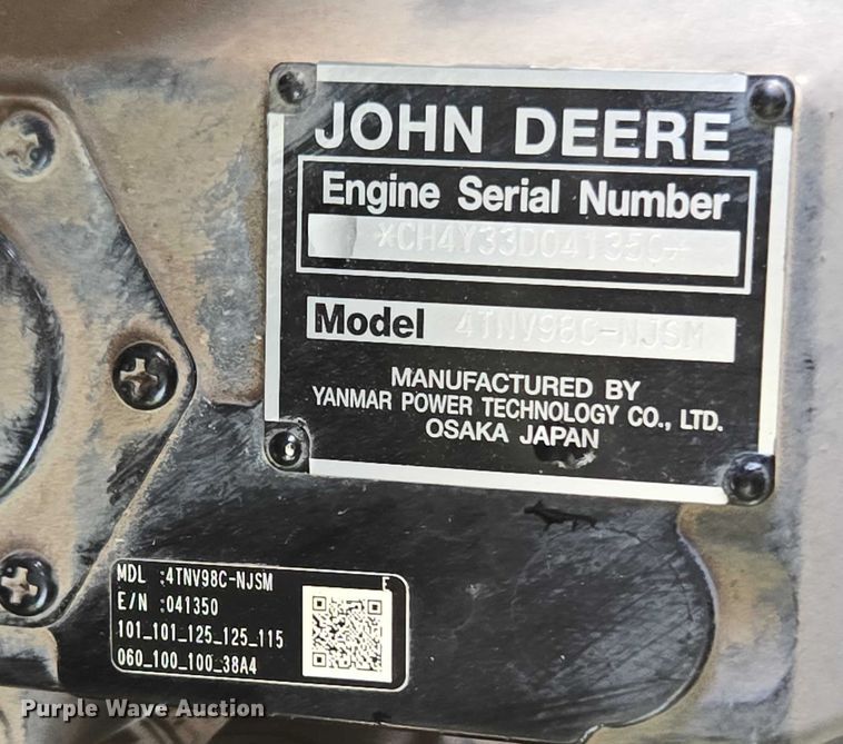 image for item DU7922 2023 John Deere 320G skid steer loader