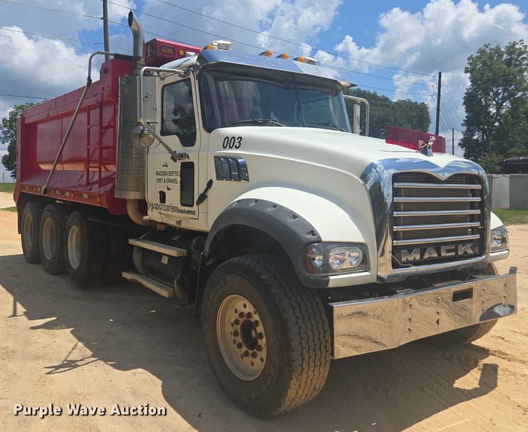 image for item DU7929 2008 Mack GU713 dump truck
