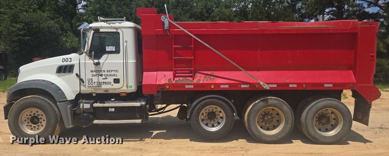 image for item DU7929 2008 Mack GU713 dump truck