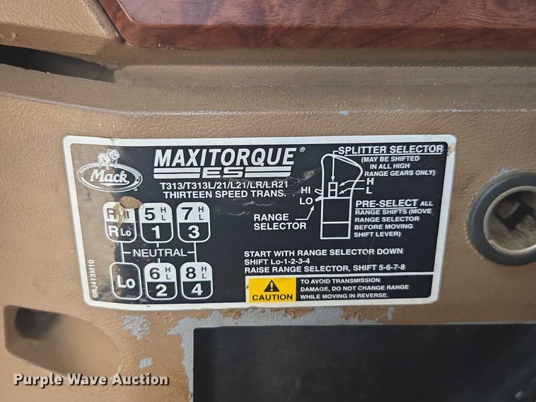 image for item DU7929 2008 Mack GU713 dump truck