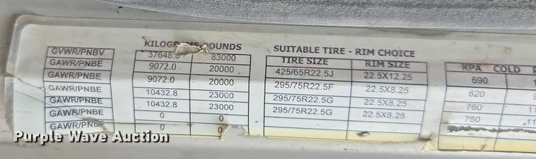 image for item DU7930 2012 Peterbilt 367 dump truck