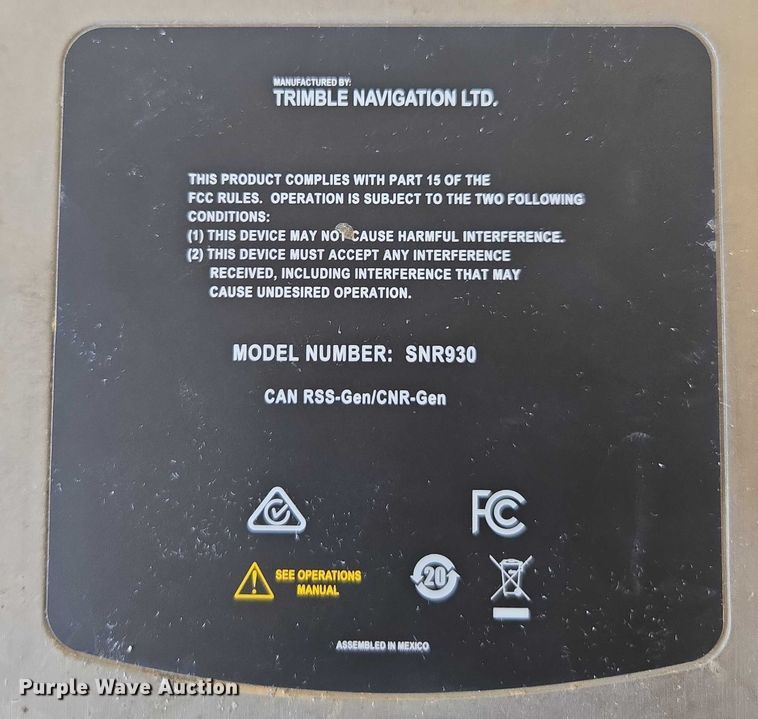 image for item DU7937 Trimble GPS 