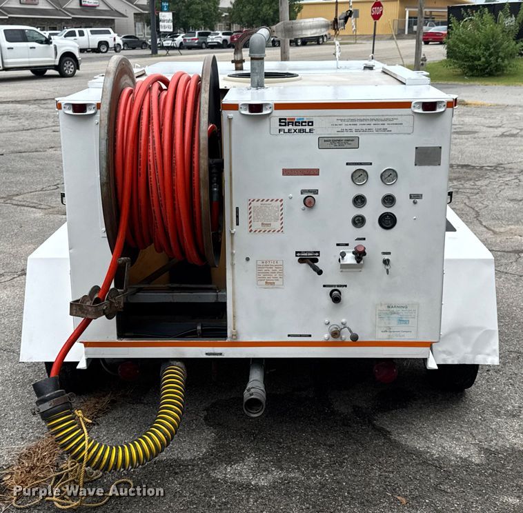 image for item DU9324 1992 Sreco HV2030TR/L/R sewer jetter trailer