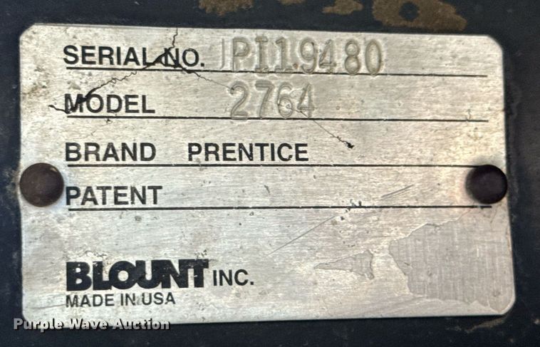 image for item DU9396 Prentice Hydro Ax 2764 mulcher