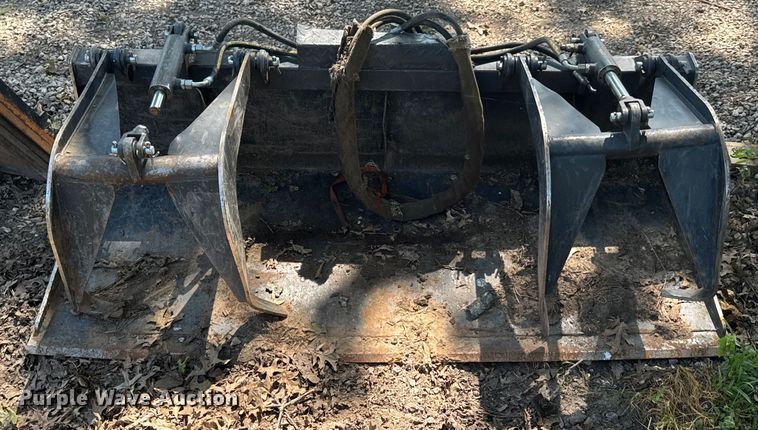 image for item DU9450 JCT Attachments skid steer grapple bucket